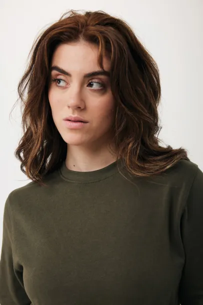  Iqoniq Etosha lightweight recycled cotton crew neck - iqoniq khaki