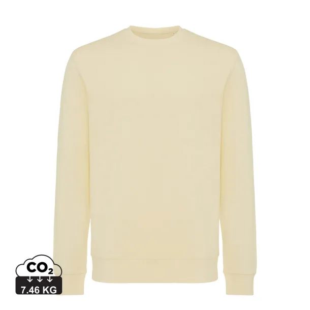  Iqoniq Etosha lagani pulover od recikliranog pamuka, 280 g/m² - iqoniq cream yellow