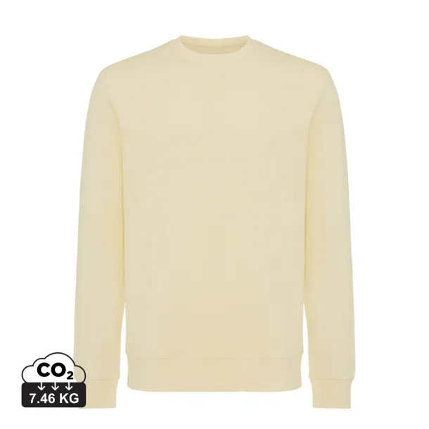  Iqoniq Etosha lagani pulover od recikliranog pamuka, 280 g/m² - iqoniq cream yellow