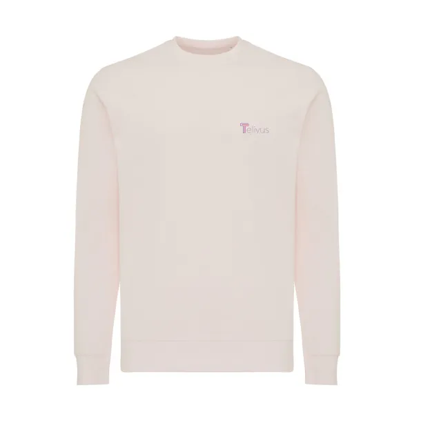  Iqoniq Etosha lightweight recycled cotton crew neck - iqoniq cloud pink 