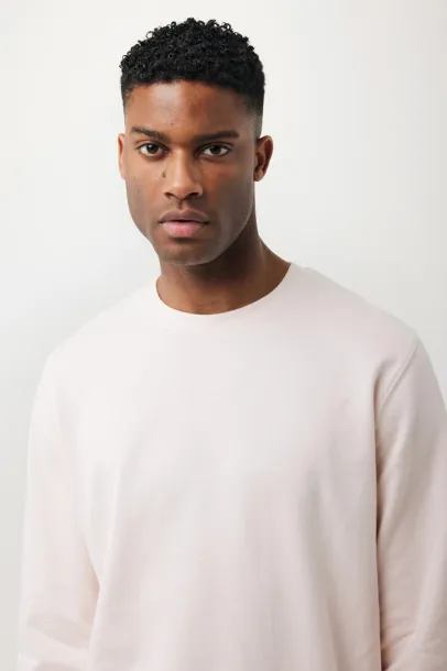  Iqoniq Etosha lightweight recycled cotton crew neck - iqoniq cloud pink 