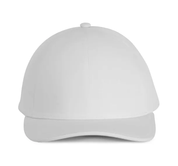  6 PANEL SEAMLESS CAP WITH ELASTICATED BAND - K-UP White