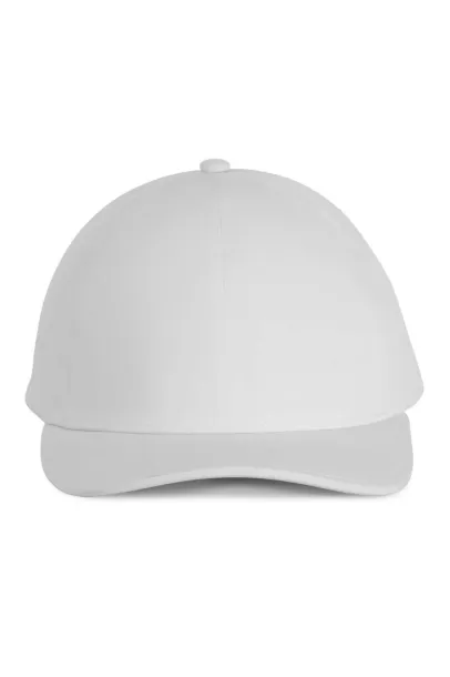  6 PANEL SEAMLESS CAP WITH ELASTICATED BAND - K-UP White