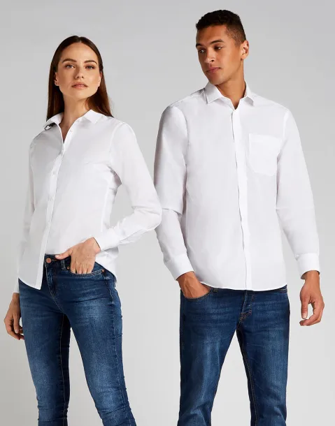  Women's Tailored Fit Poplin Shirt - Kustom Kit