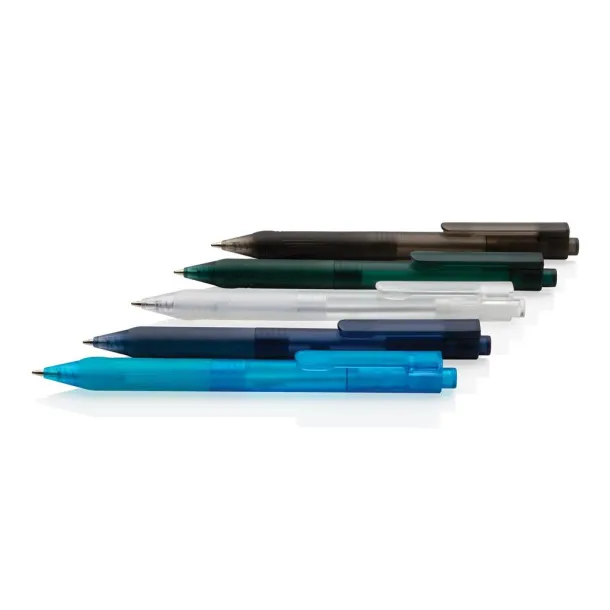  X9 frosted pen with silicon grip - XD Collection Black 