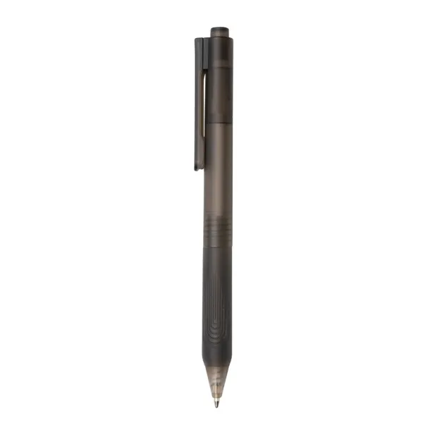  X9 frosted pen with silicon grip - XD Collection Black 