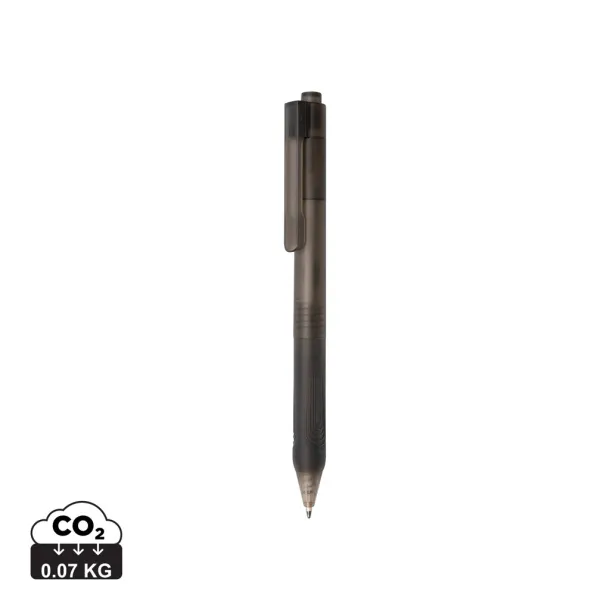  X9 frosted pen with silicon grip - XD Collection Black 