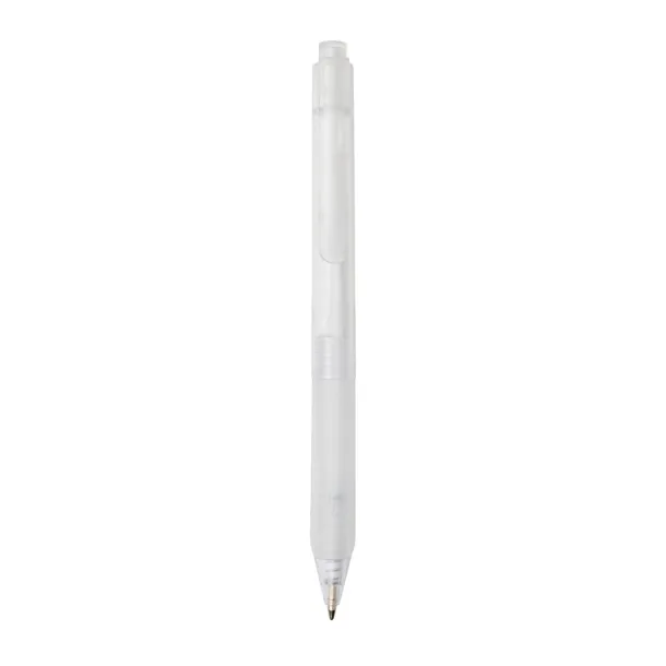  X9 frosted pen with silicon grip - XD Collection White 