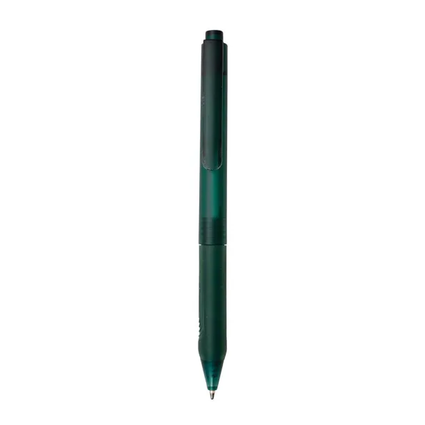  X9 frosted pen with silicon grip - XD Collection Green