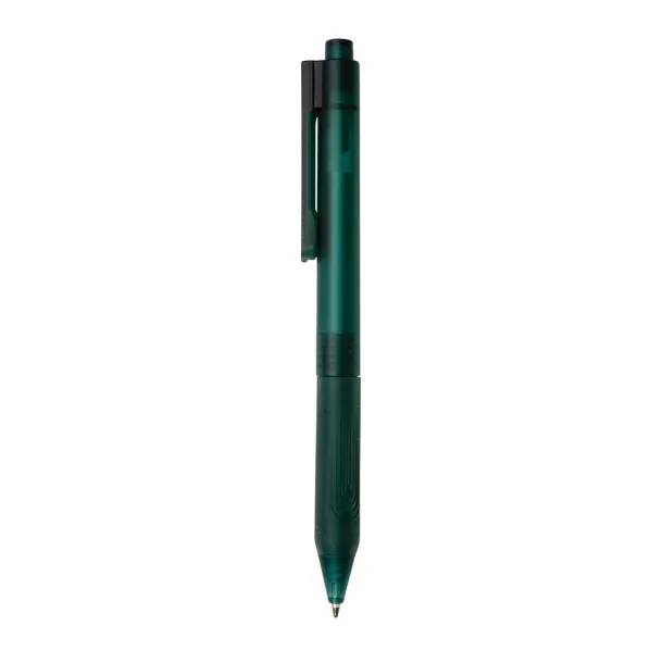  X9 frosted pen with silicon grip - XD Collection Green