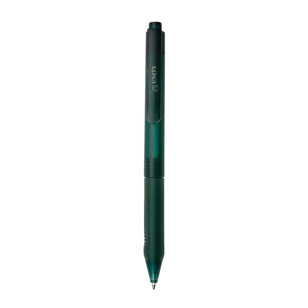  X9 frosted pen with silicon grip - XD Collection Green