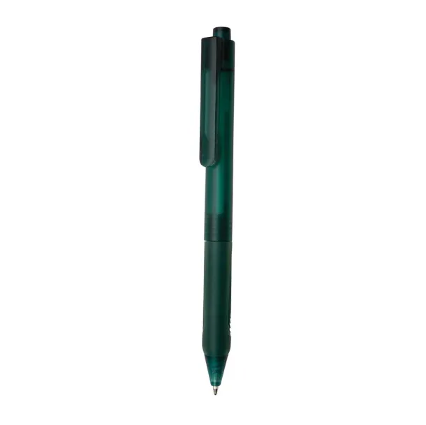  X9 frosted pen with silicon grip - XD Collection Green