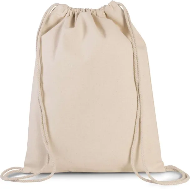  DRAWSTRING BAG WITH THICK STRAPS - Kimood Natural