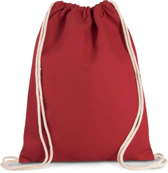  DRAWSTRING BAG WITH THICK STRAPS - Kimood Cherry Red