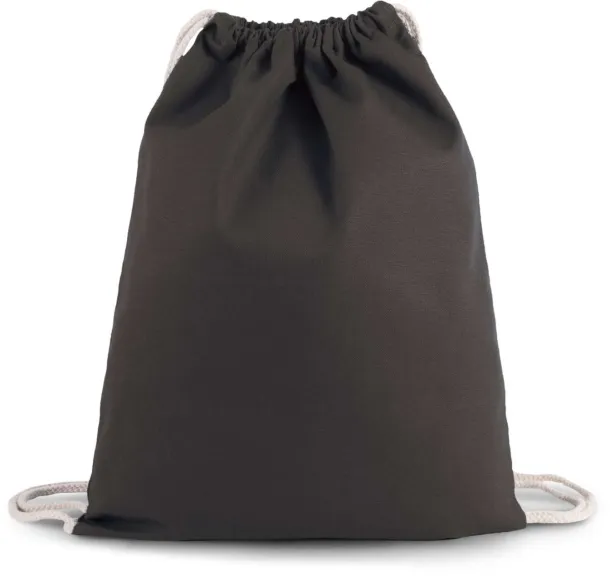  DRAWSTRING BAG WITH THICK STRAPS - Kimood Shale Grey