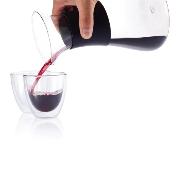  Glu mulled wine set with glasses Black Brown