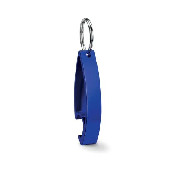 COLOUR TWICES Keyring bottle opener Blue