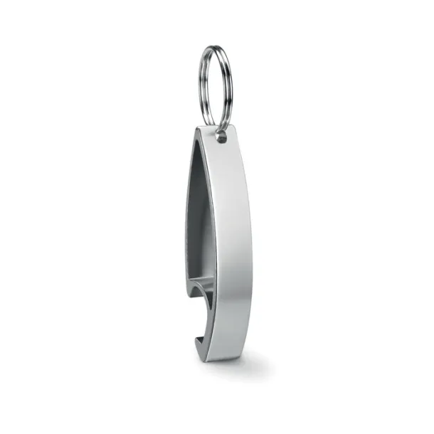 COLOUR TWICES Keyring bottle opener Silver