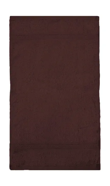  Rhine Guest Towel 30x50 cm - SG Accessories - TOWELS (Ex JASSZ Towels) Chocolate