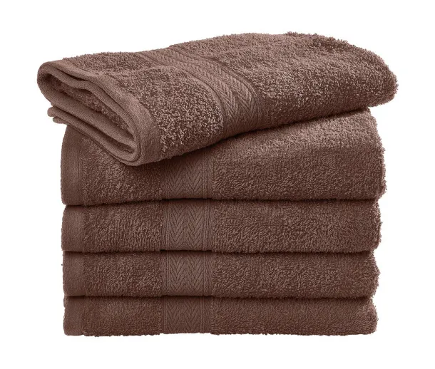  Rhine Guest Towel 30x50 cm - SG Accessories - TOWELS (Ex JASSZ Towels) Chocolate