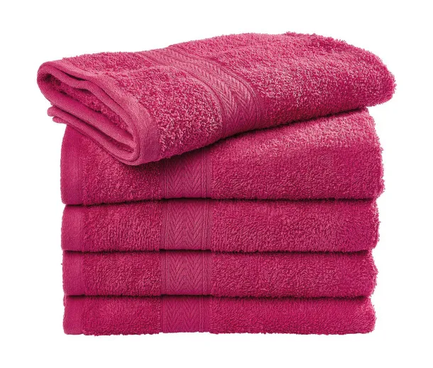  Rhine Guest Towel 30x50 cm - SG Accessories - TOWELS (Ex JASSZ Towels) Raspberry