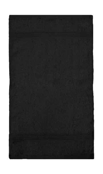  Rhine Guest Towel 30x50 cm - SG Accessories - TOWELS (Ex JASSZ Towels) Black