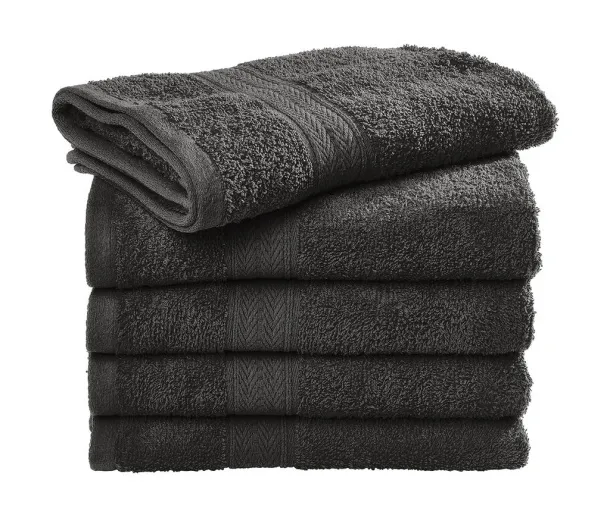  Rhine Guest Towel 30x50 cm - SG Accessories - TOWELS (Ex JASSZ Towels) Black