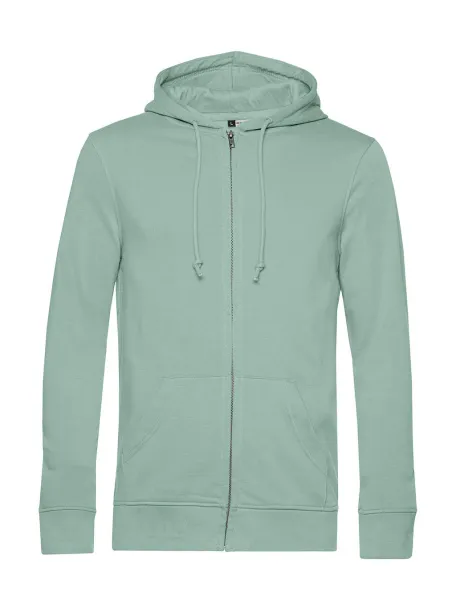  Organic Zipped Hooded - B&C Sage