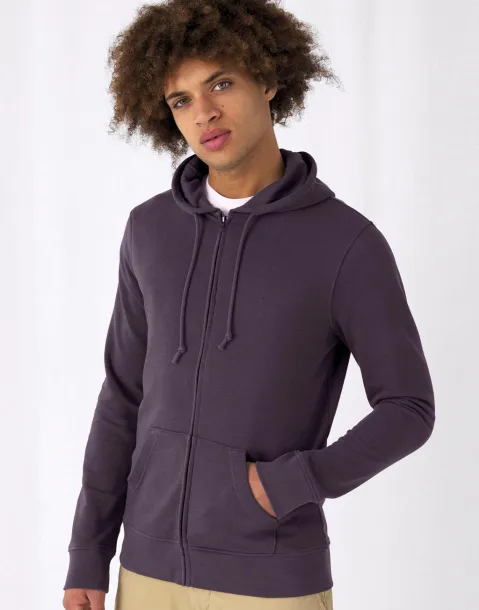  Hoodie od organskog pamuka s patentnim zatvaračem, 280 g/m² - B&C