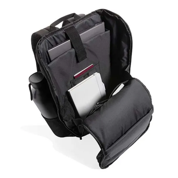  Swiss Peak AWARE™ easy access 15" laptop backpack - Swiss Peak Black 