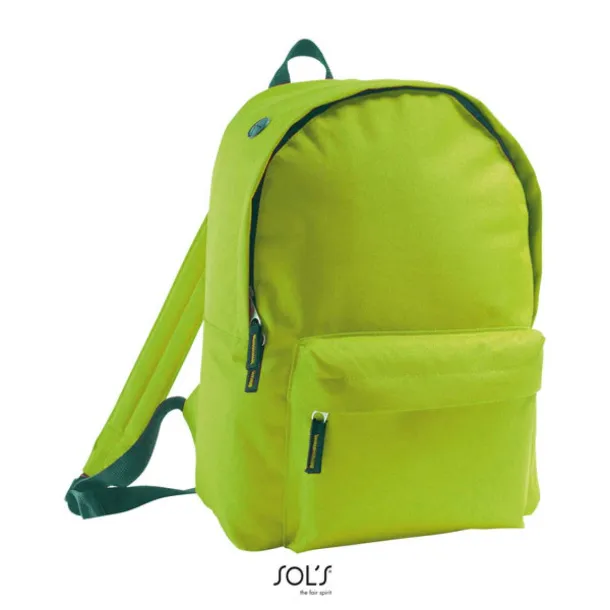 SOL'S RIDER 600D POLYESTER RUCKSACK - SOL'S Apple Green