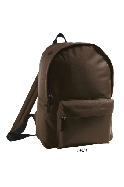 SOL'S RIDER 600D POLYESTER RUCKSACK - SOL'S Chocolate