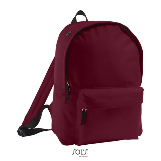 SOL'S RIDER 600D POLYESTER RUCKSACK - SOL'S Burgundy