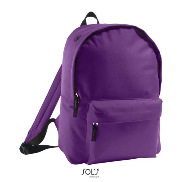 SOL'S RIDER 600D POLYESTER RUCKSACK - SOL'S Dark purple