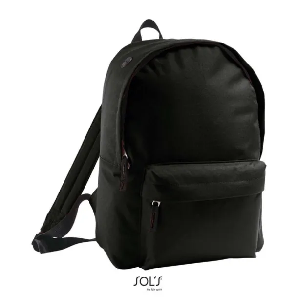 SOL'S RIDER 600D POLYESTER RUCKSACK - SOL'S Black