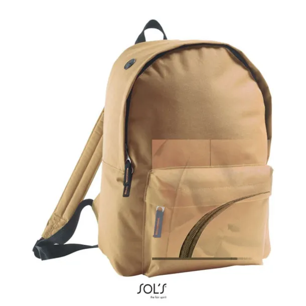 SOL'S RIDER 600D POLYESTER RUCKSACK - SOL'S Dune