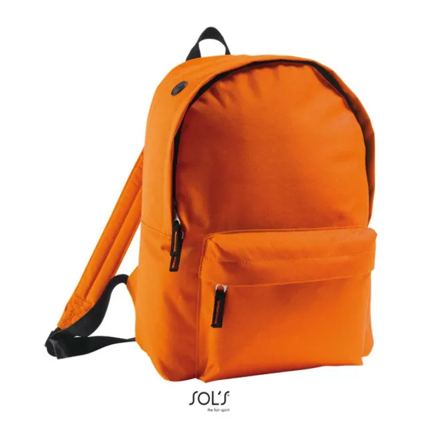 SOL'S RIDER 600D POLYESTER RUCKSACK - SOL'S Orange