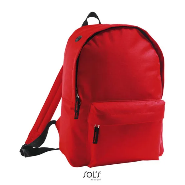 SOL'S RIDER 600D POLYESTER RUCKSACK - SOL'S Red