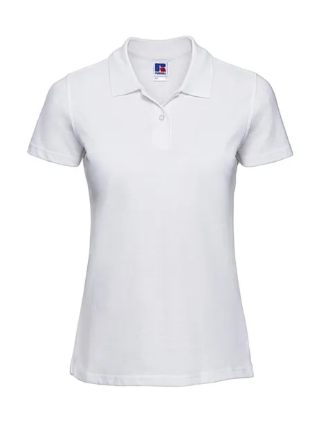  Ladies' Classic Cotton Polo - Russell  Bijela