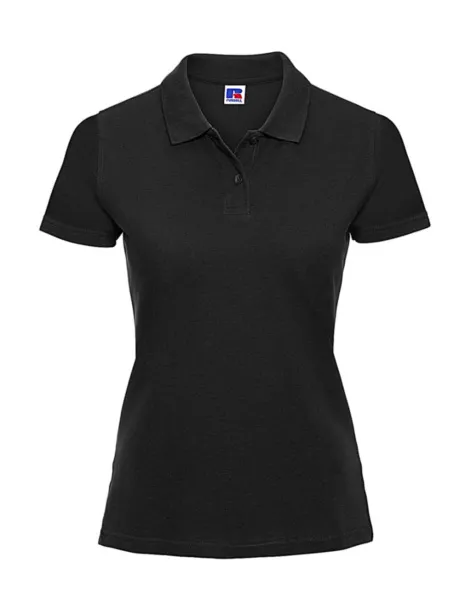  Ladies' Classic Cotton Polo - Russell  Black