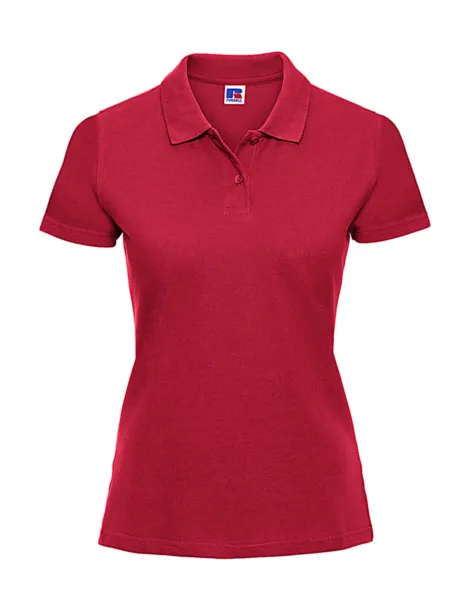  Klasična pamučna ženska polo majica - Russell  Classic Red