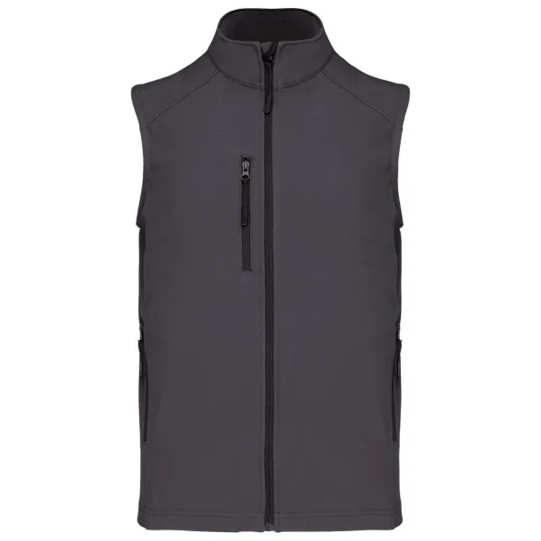  Muški softshell prsluk - Kariban Marl Grey