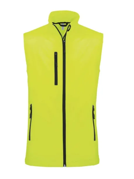  Muški softshell prsluk - Kariban Fluorescent Yellow