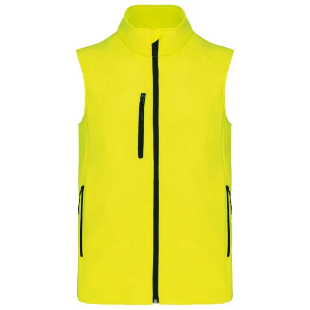  Muški softshell prsluk - Kariban Fluorescent Yellow