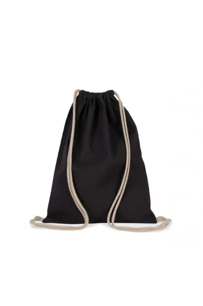  SMALL RECYCLED BACKPACK WITH DRAWSTRING - Kimood Black Night