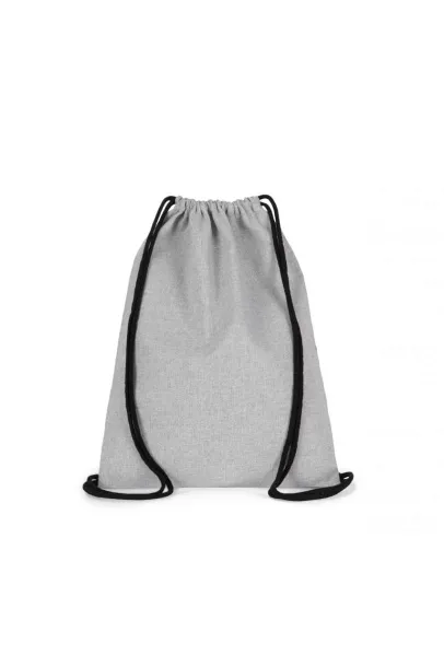  SMALL RECYCLED BACKPACK WITH DRAWSTRING - Kimood Flint Grey