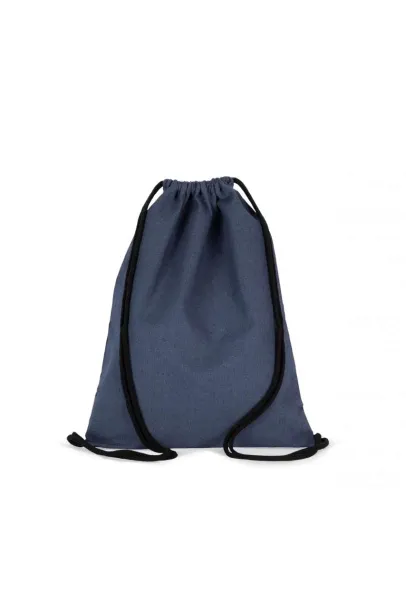  SMALL RECYCLED BACKPACK WITH DRAWSTRING - Kimood Horizon Blue