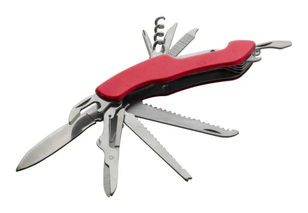 Breithorn multifunctional pocket knife Red