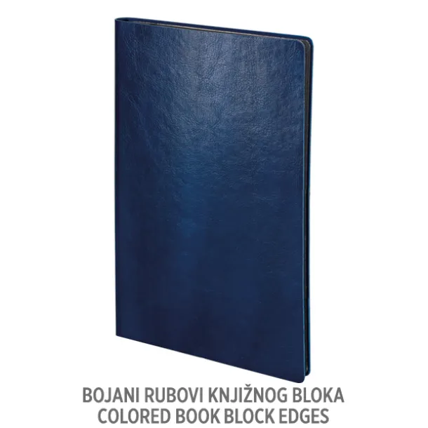 ART Notes s obojanim rubom papira, A5 Plava