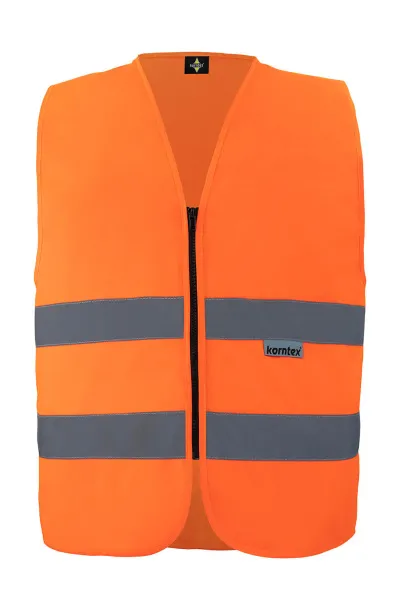  Safety Vest with Zipper "Cologne" - Korntex Narančasta